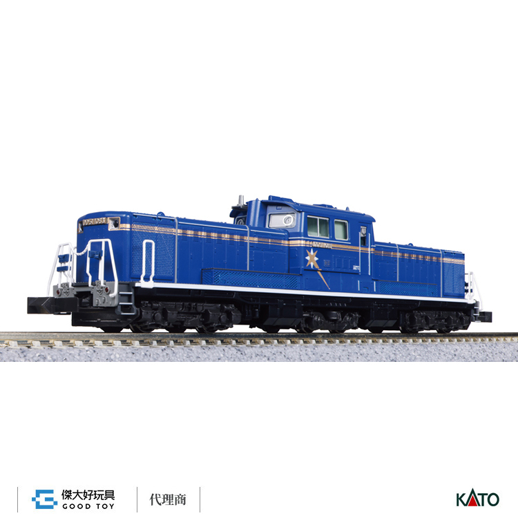 KATO 7008-L 柴油機關車 DD51 後期．耐寒形 北斗星 (灰色窗框)