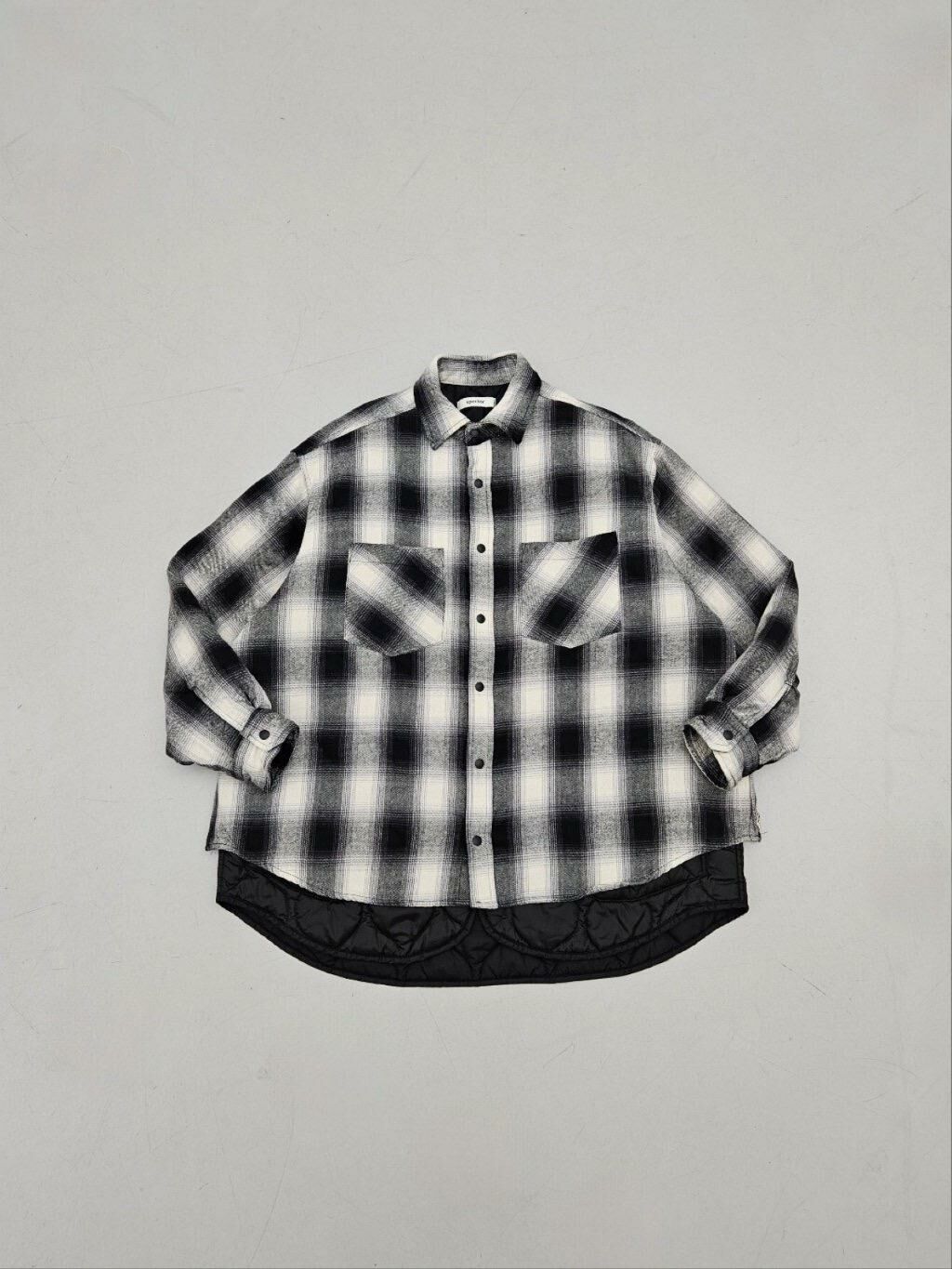 格仔長袖恤衫(薄夾棉) SPECTOR-115JK