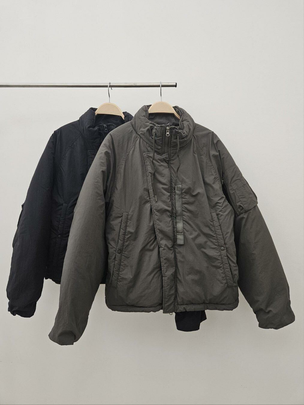 淨色企領拉鍊外套(夾棉) SPECTOR-116JK