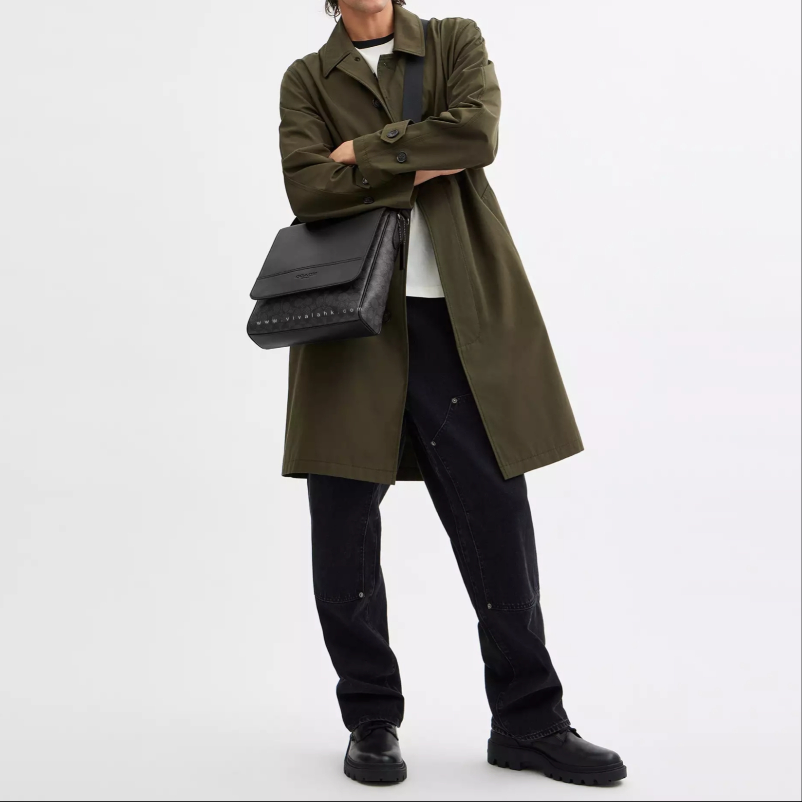 Coach - Houston 斜孭袋 (C字暗花) (CZ399)