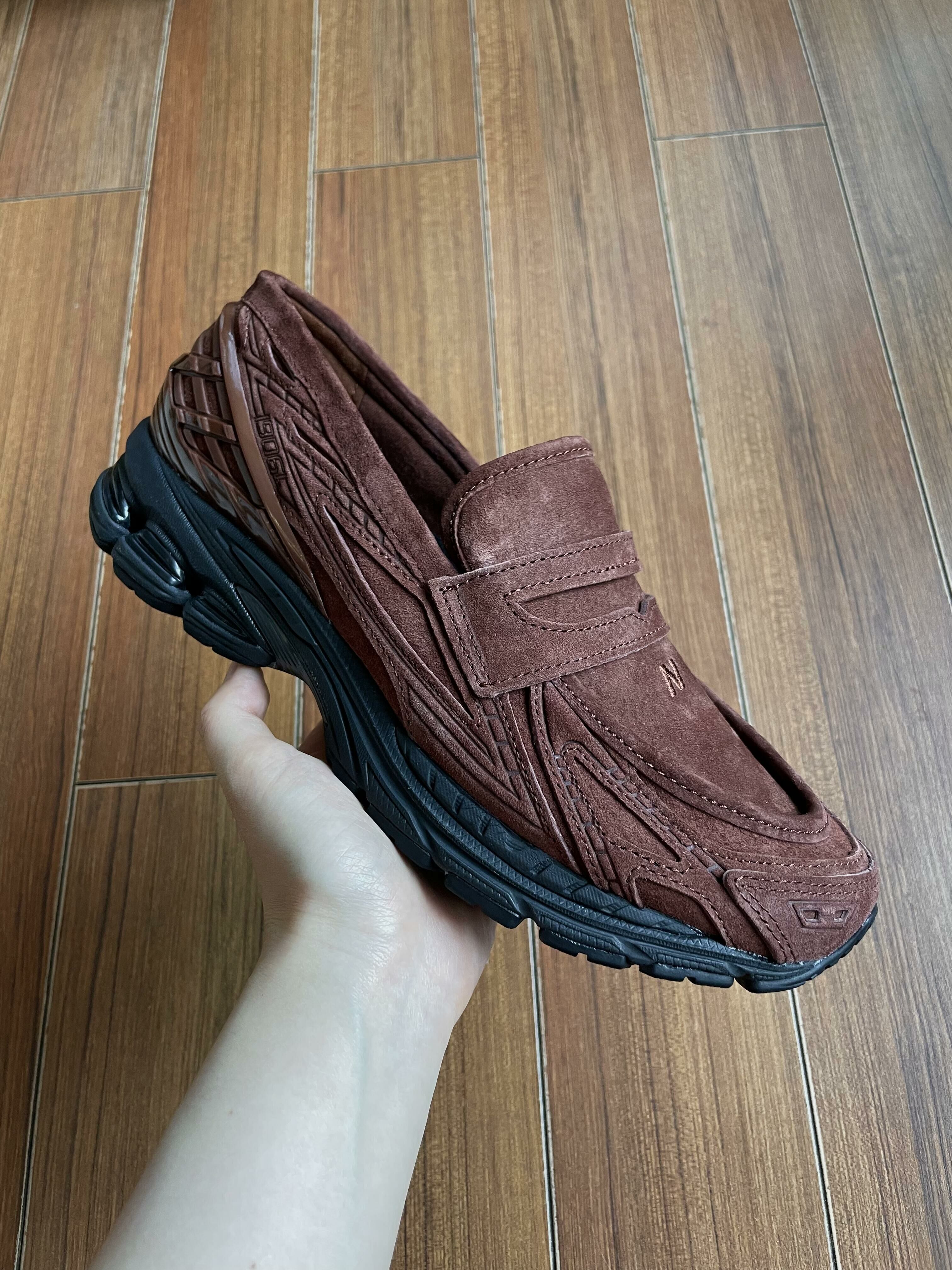 New Balance NB 1906L Rich Oak 咖啡色摩卡色棕色一腳凳麂皮樂福鞋