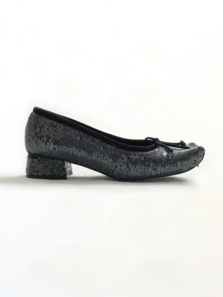 Diablo Ballerina-Black Sequins