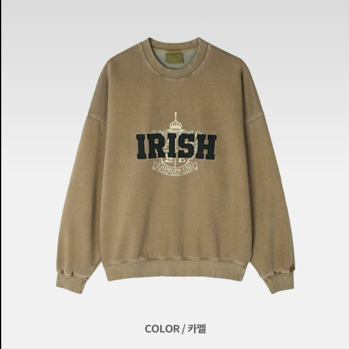 洗水英文字圖案衛衣 Clear-044T