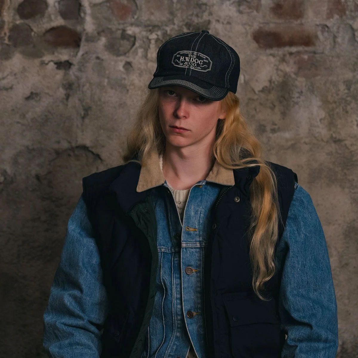 The H.W. Dog & Co. - Trucker Cap / Denim (Indigo)
