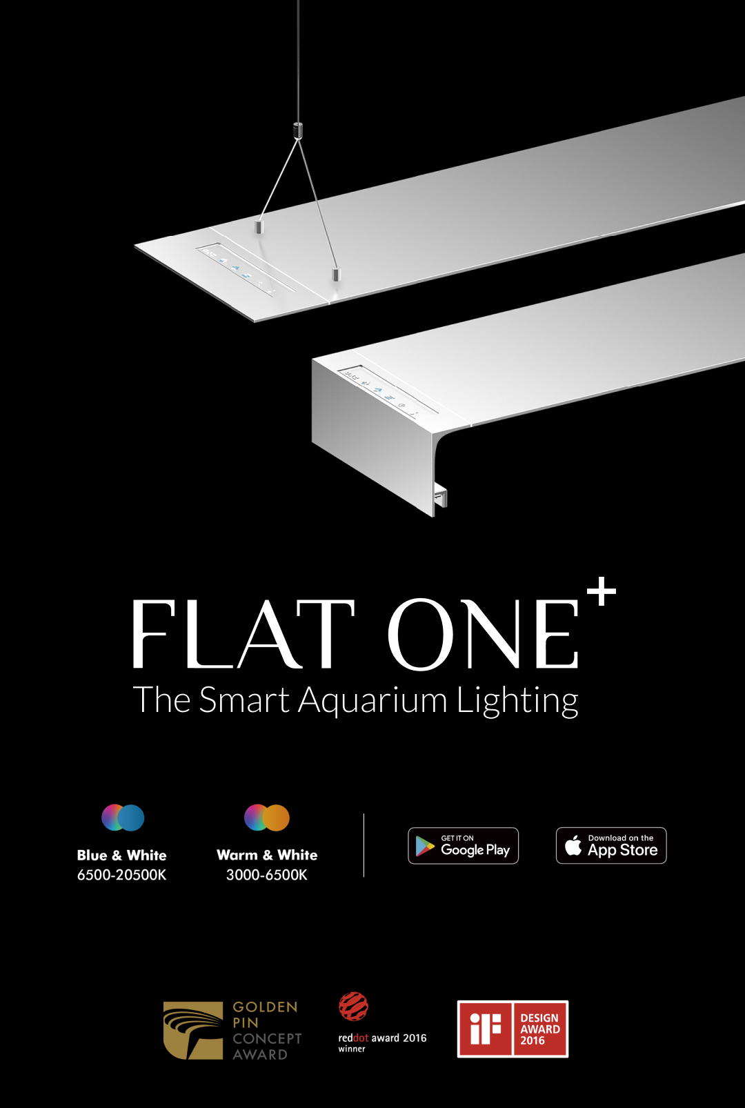 ONF| FLAT ONE- the smart led aquarium aquarium lighting
