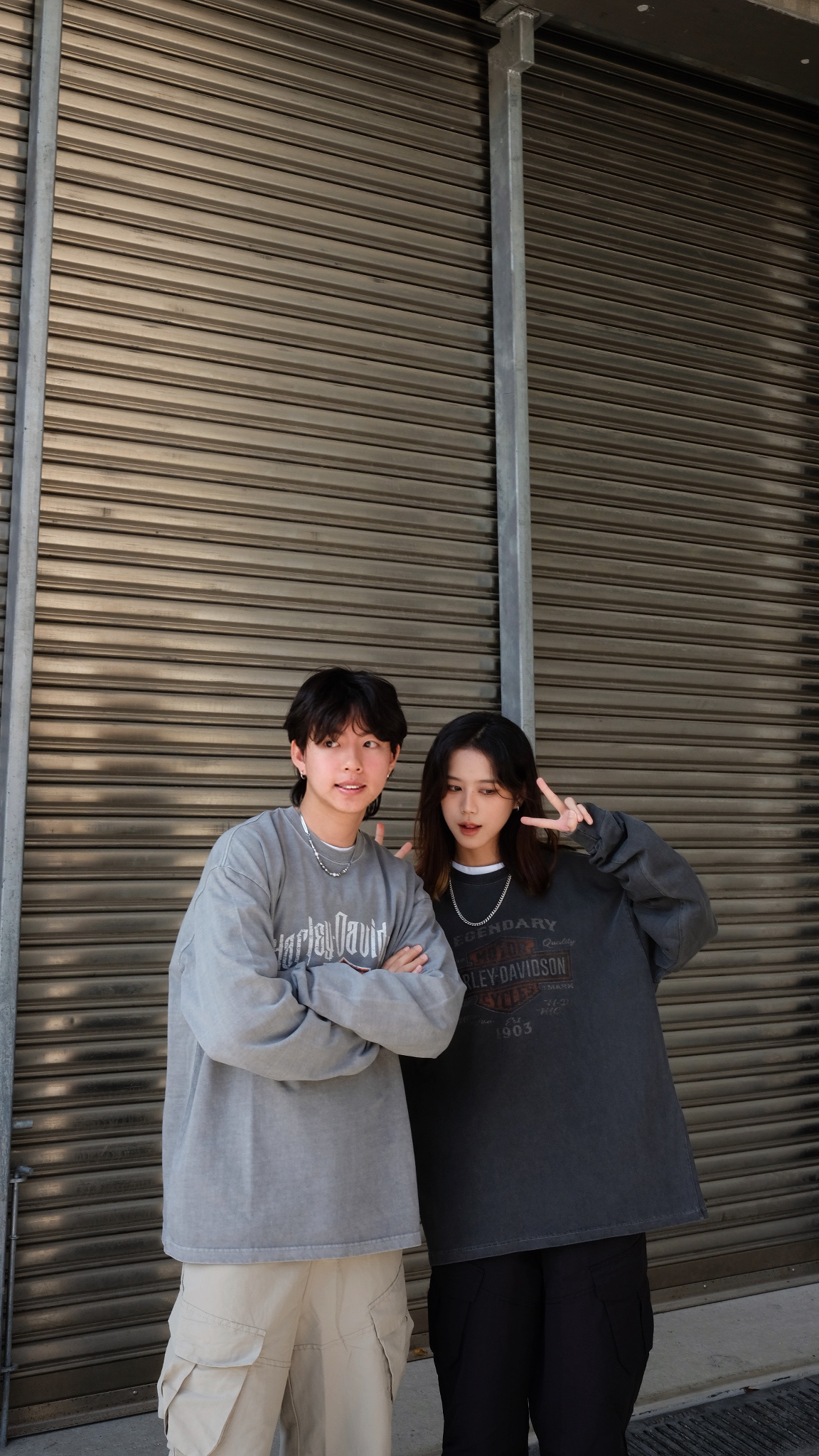 LT0016 復古小橙Print長袖