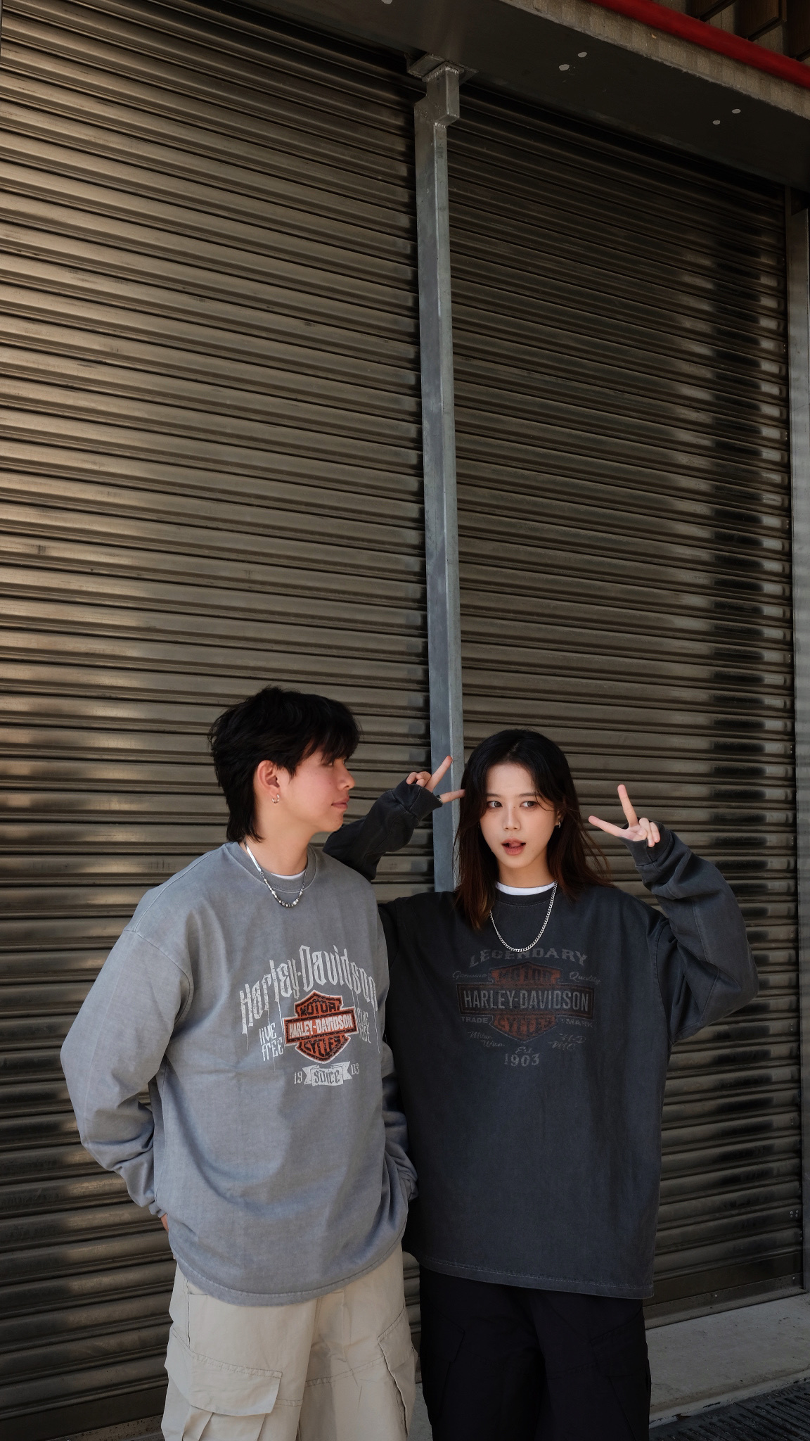 LT0016 復古小橙Print長袖