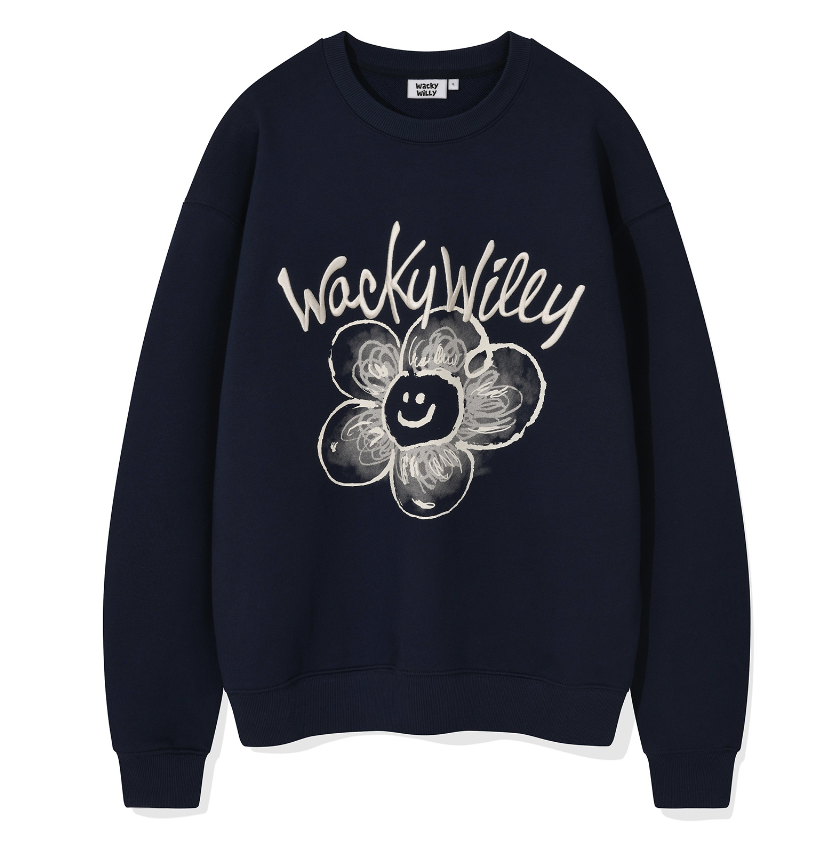 Wacky Willy Big Lily Man to Man Navy
