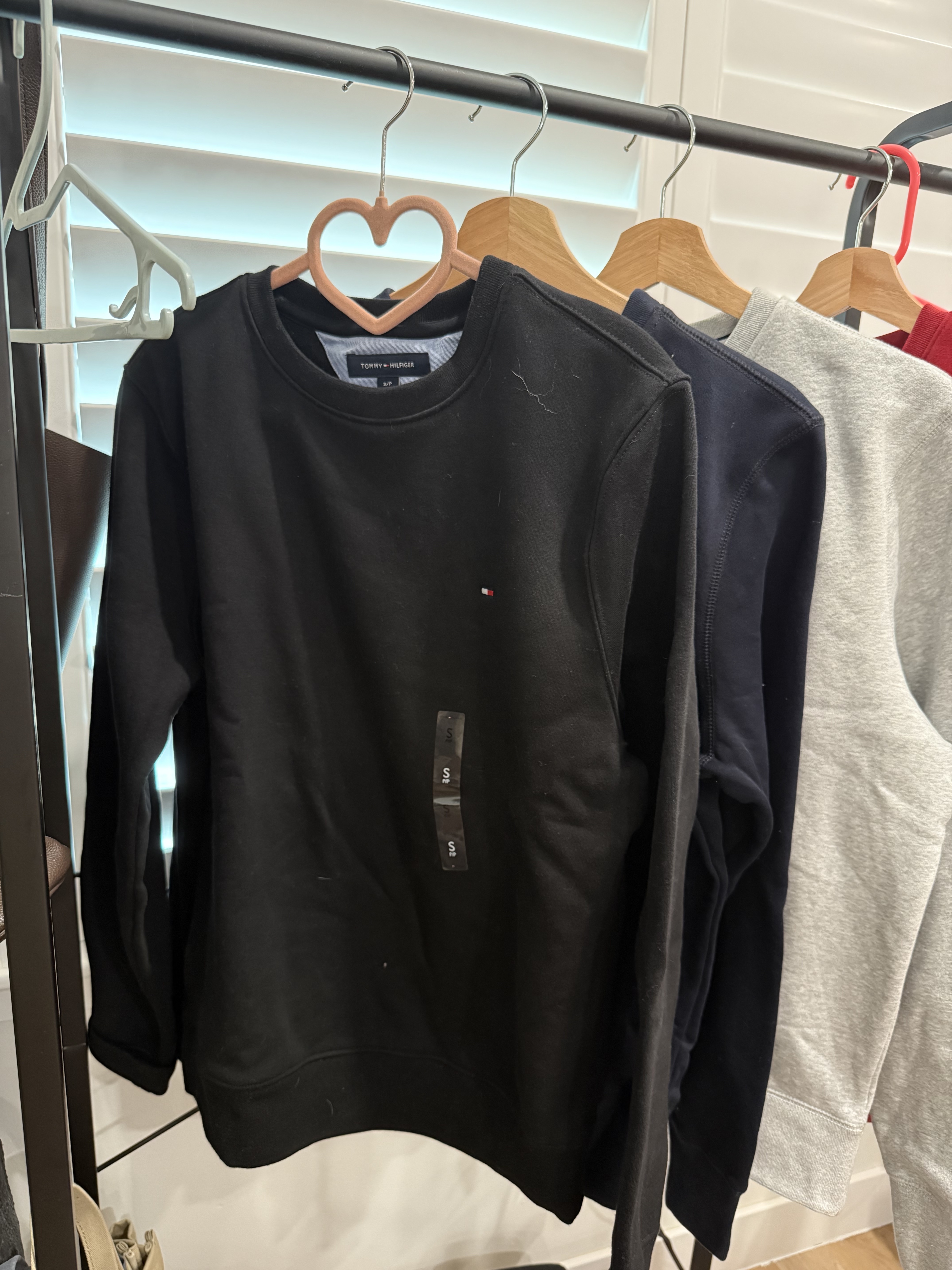 Tommy men sweater small flag logo