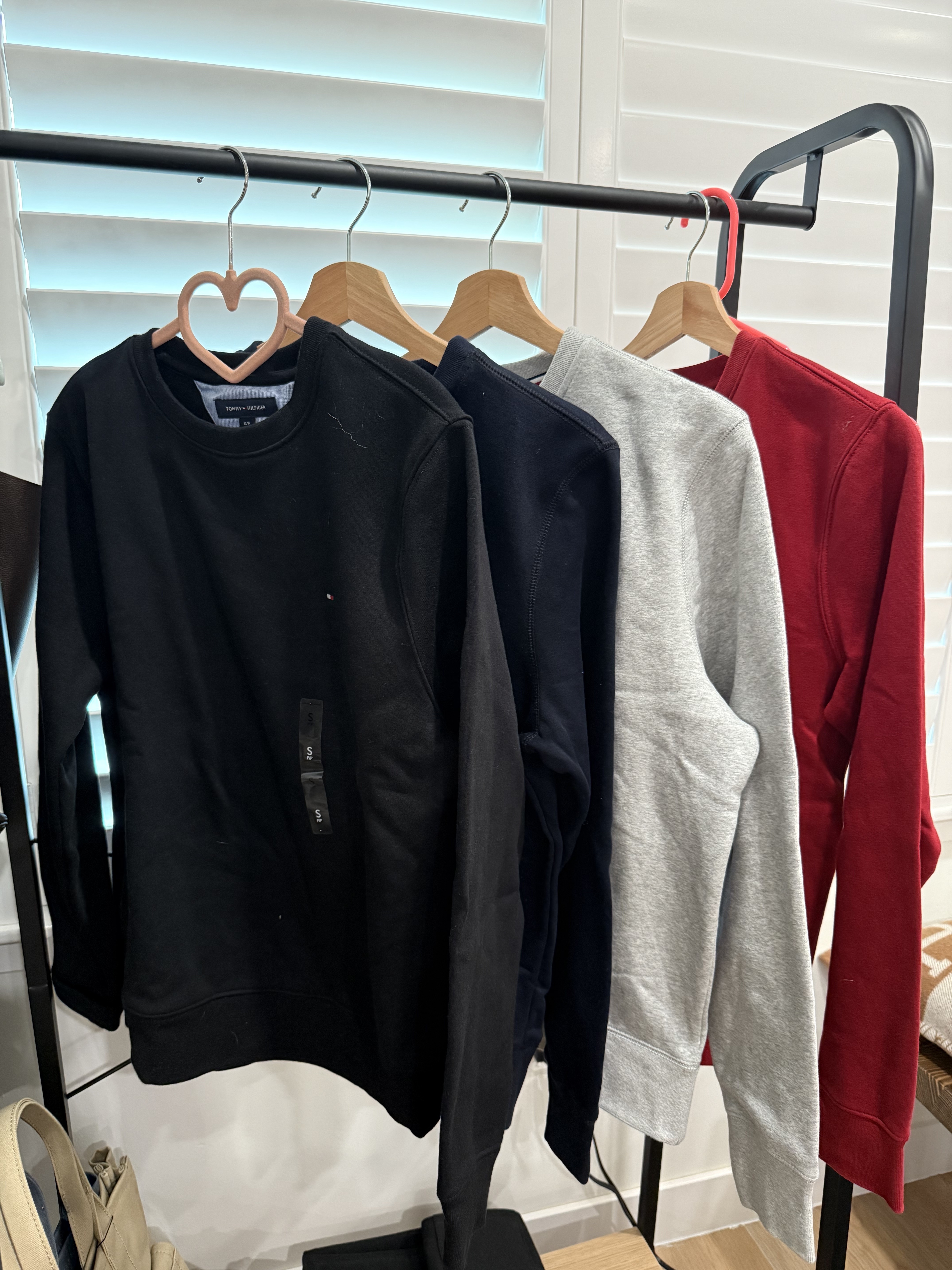 Tommy men sweater small flag logo