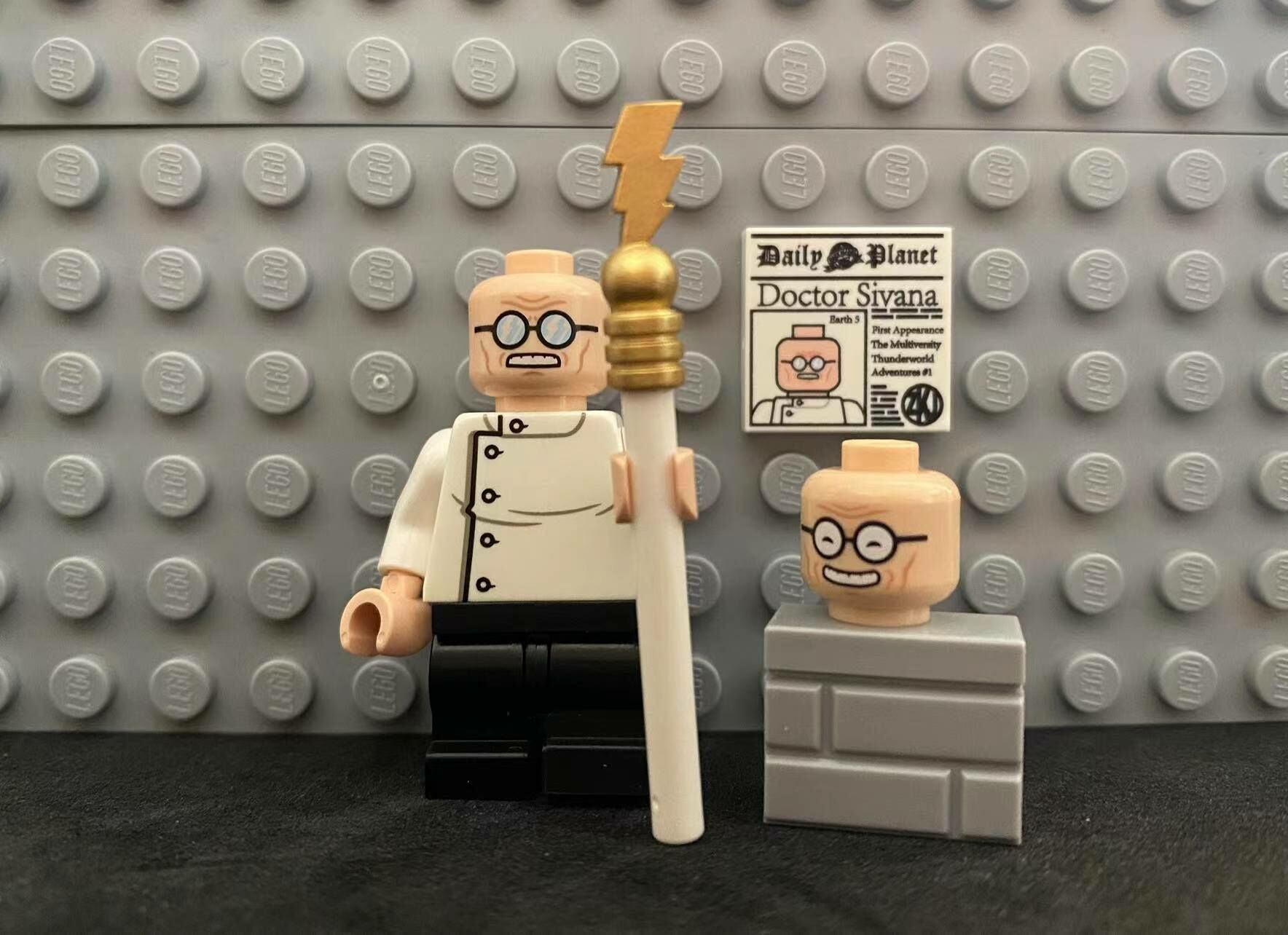 【ZKJ.Brick】西瓦納博士 （沒有在磚牆上配件）