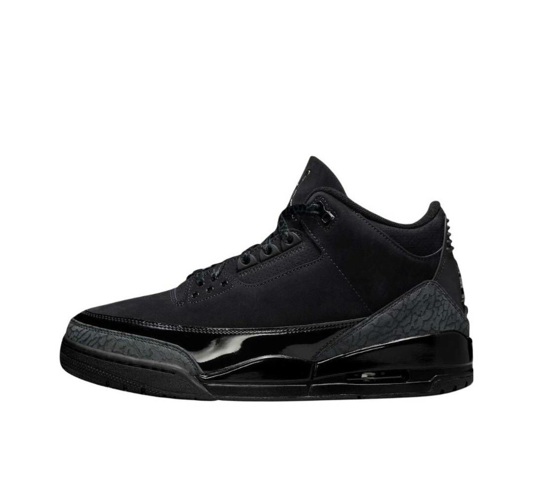 NIKE AIR Jordan 3 Retro Black Cat 2025 全黑 經典款