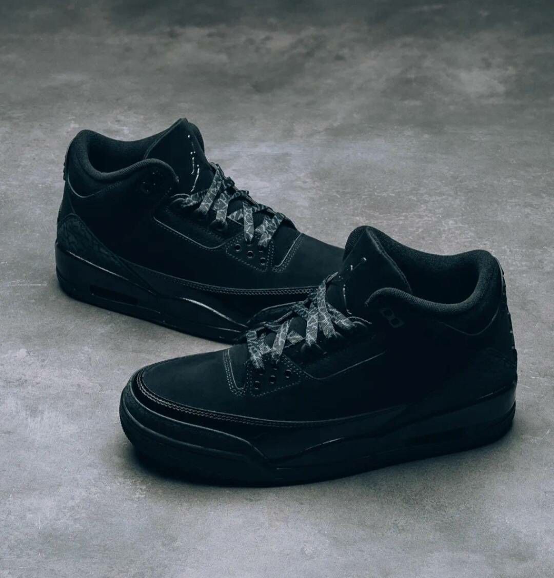 NIKE AIR Jordan 3 Retro Black Cat 2025 全黑 經典款