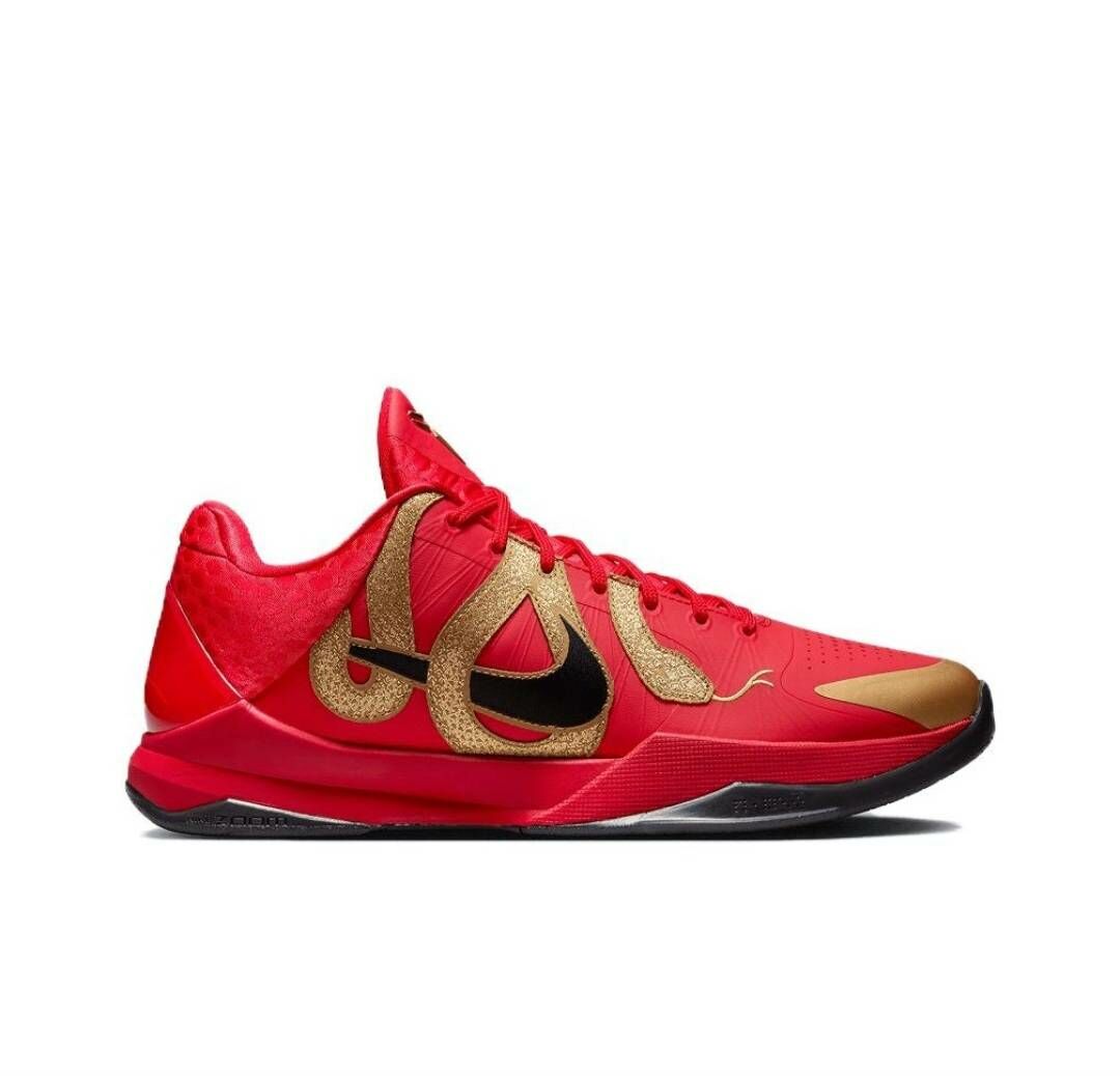 Nike Kobe 5 Protro“Year of the Mamba”蛇年限定CNY 紅金配色 紅色