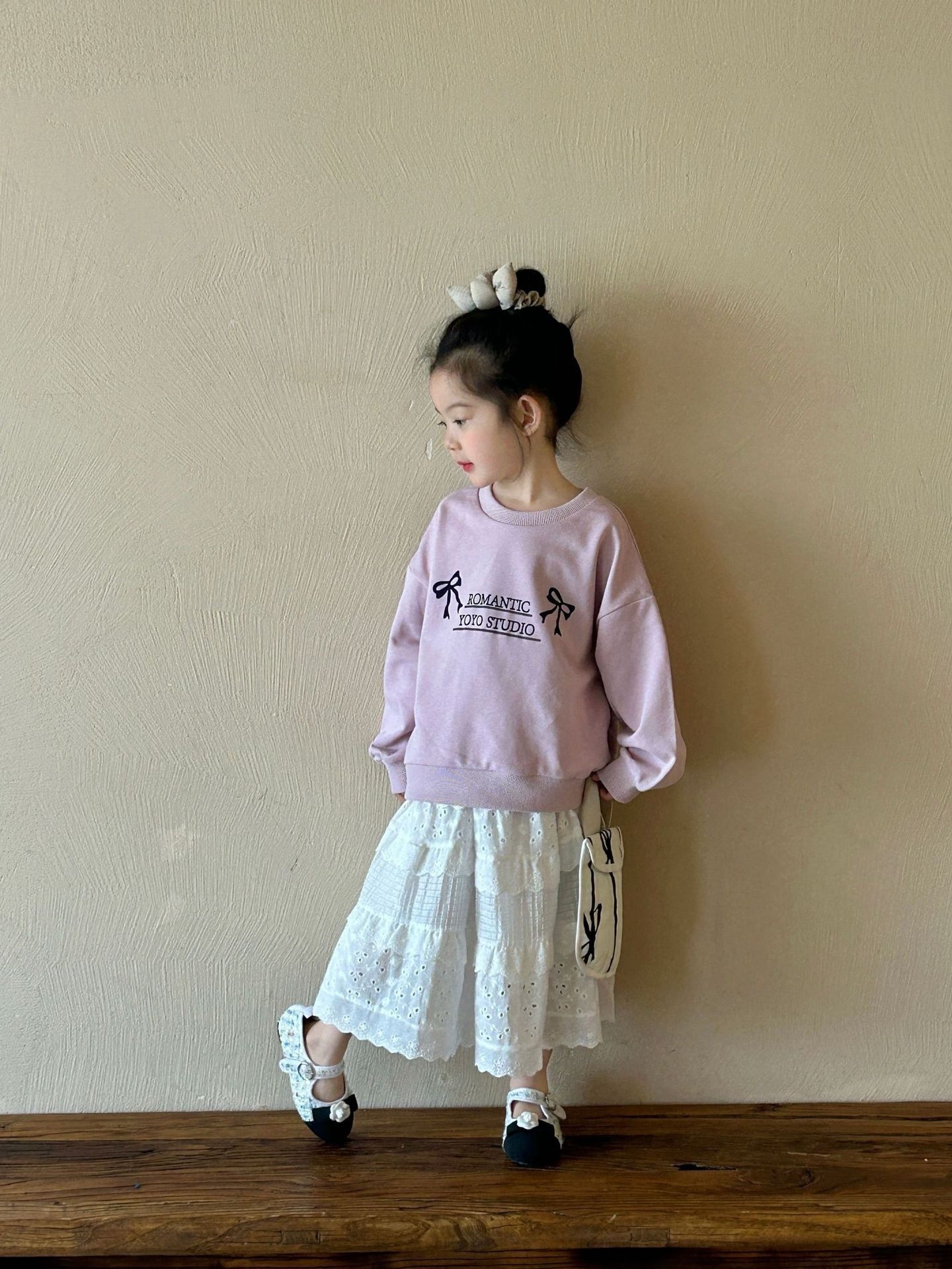 粉粉浪漫蝴蝶結上衣