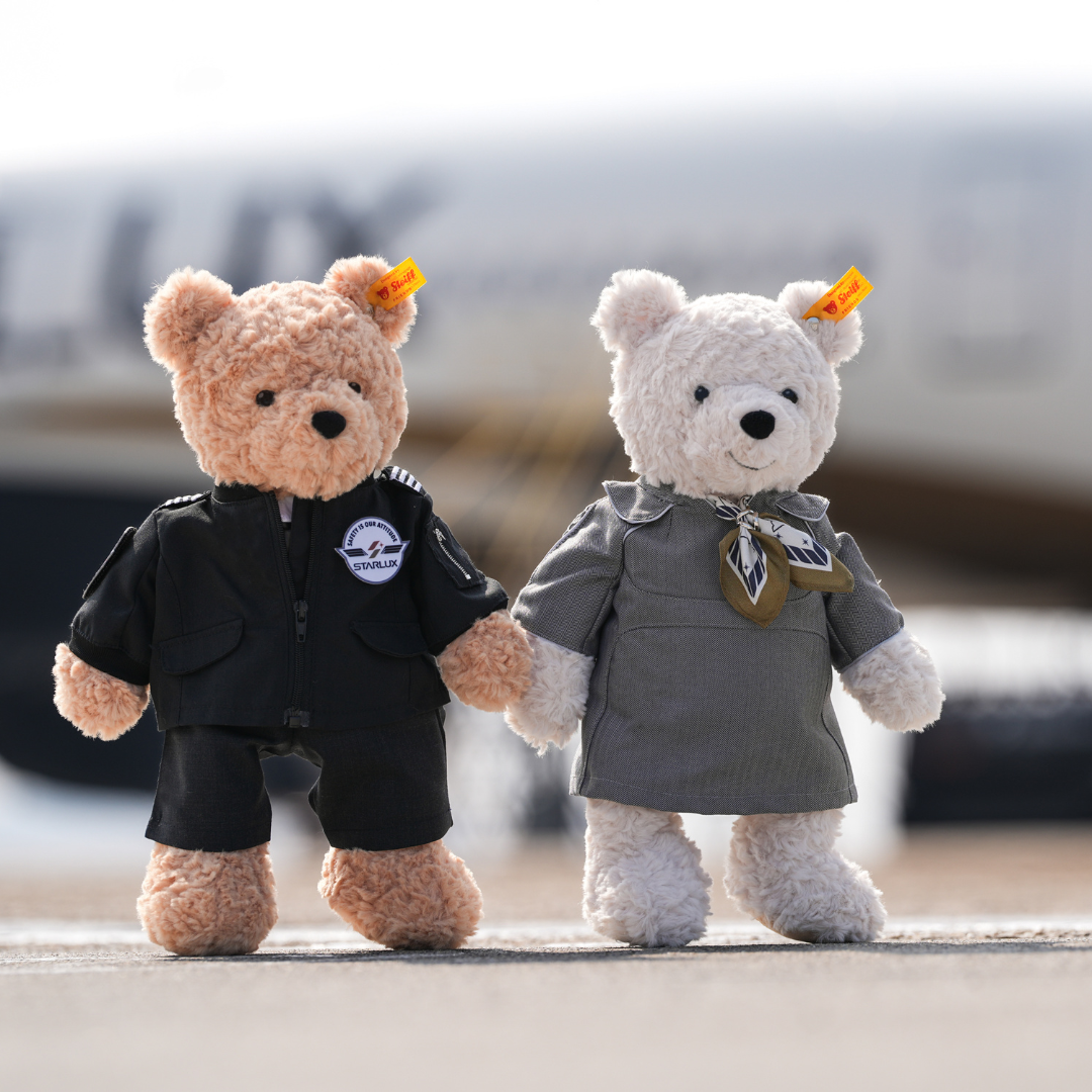 コレクション Steiff C.U. gathering bear with flag1995 STEIFF x STARLUX 空服熊
