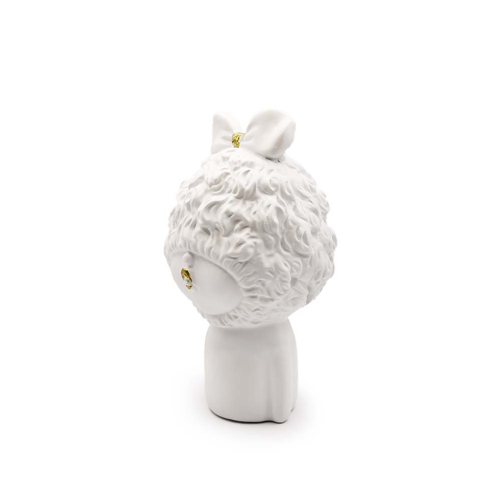 DipDipLife |北歐創意女孩擺飾 | 白色