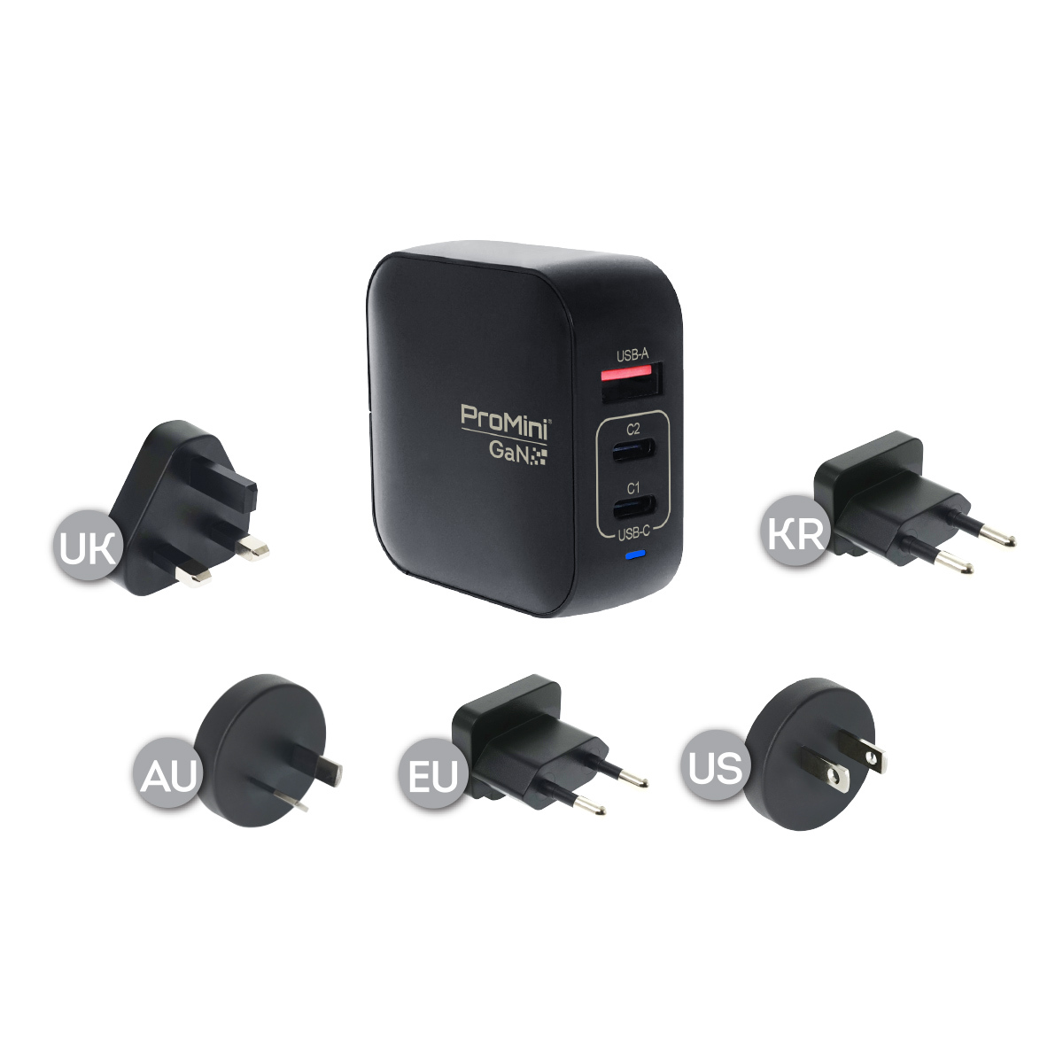 ProMini GT70 GaN 70W 旅行快速充電器