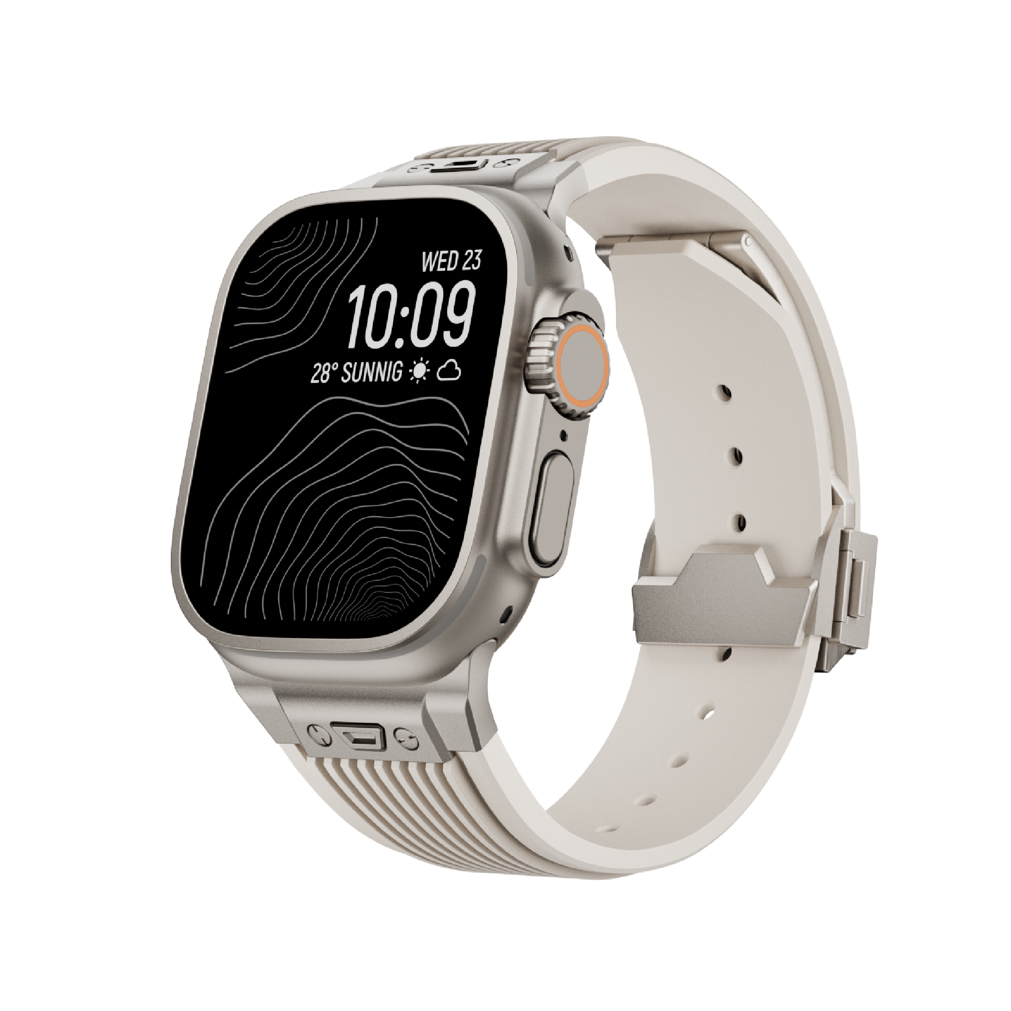 ESSENTIALS | Premium Liquid Silicone Strap for Apple Watch44/45/46/49mm - Khaki