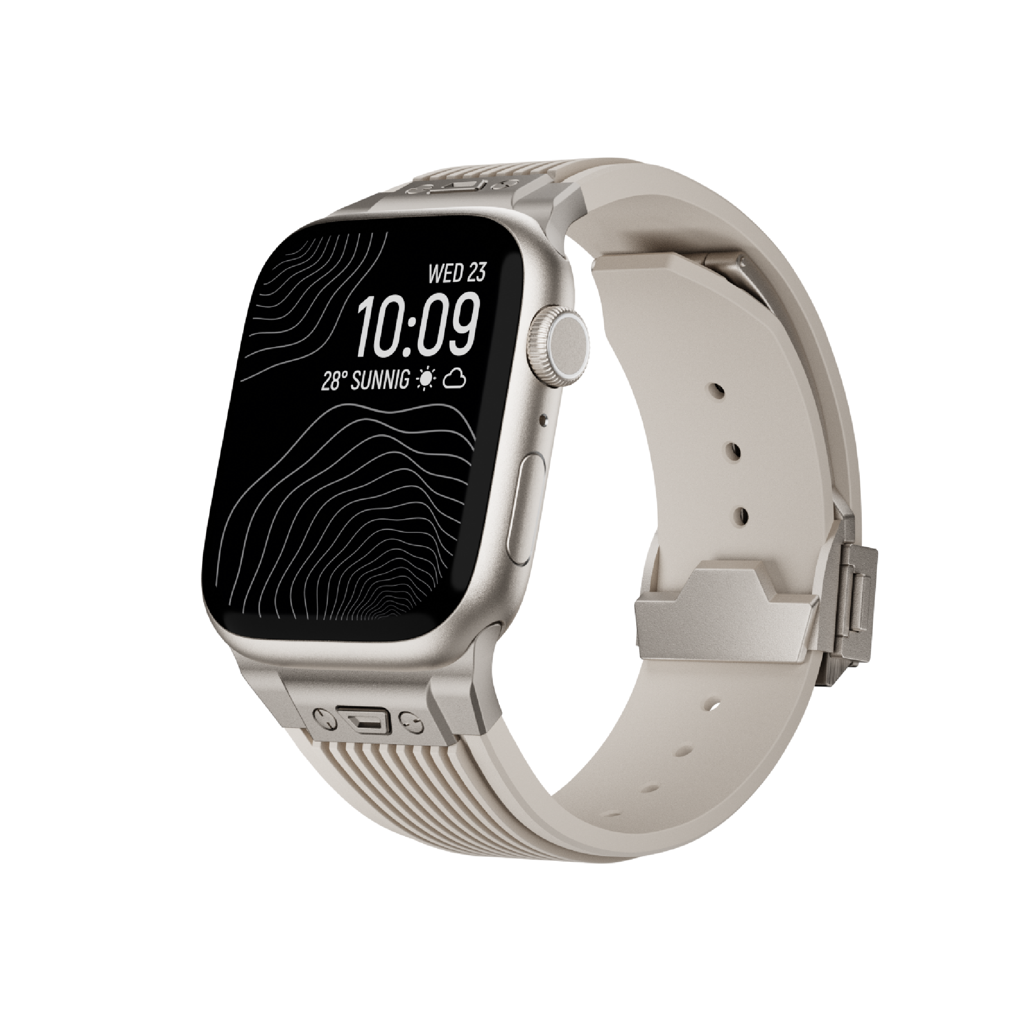 ESSENTIALS | Premium Liquid Silicone Strap for Apple Watch44/45/46/49mm - Khaki