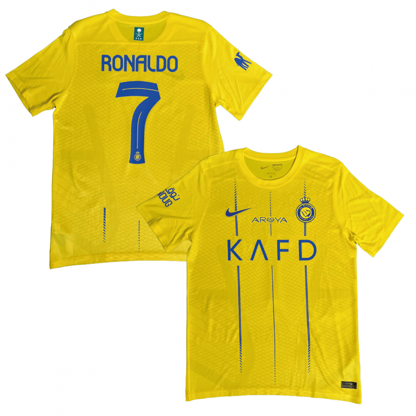 2023 Al Nassr Match Home Shirt with 7 RONALDO