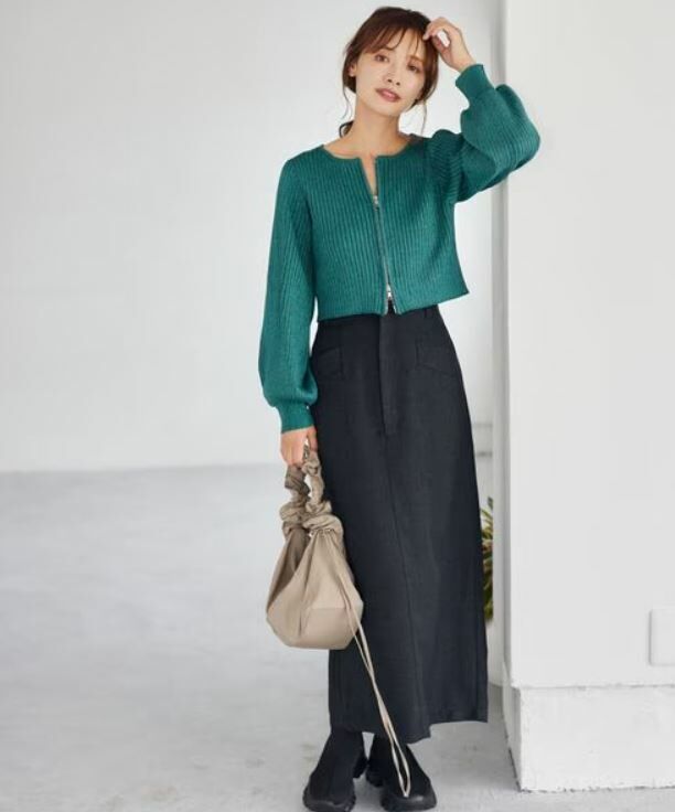 [現貨出清優惠] 折扣mysty woman 花呢窄裙 黑