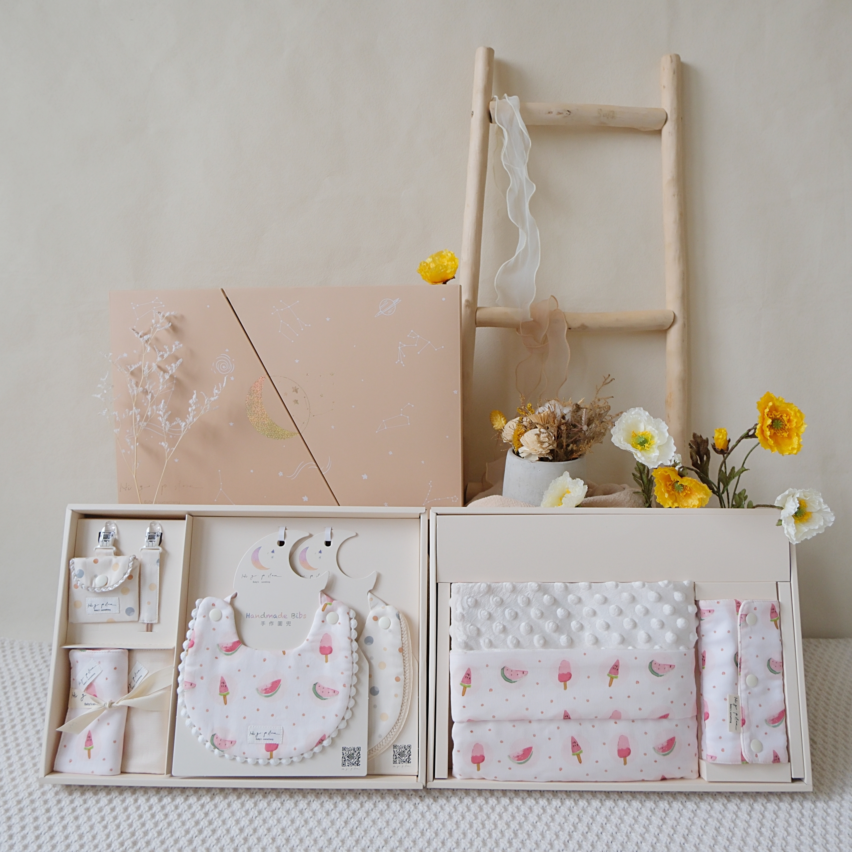 Hi Y.P store-彌月禮盒收涎推薦組-獨家設計-泡泡西瓜冰棒