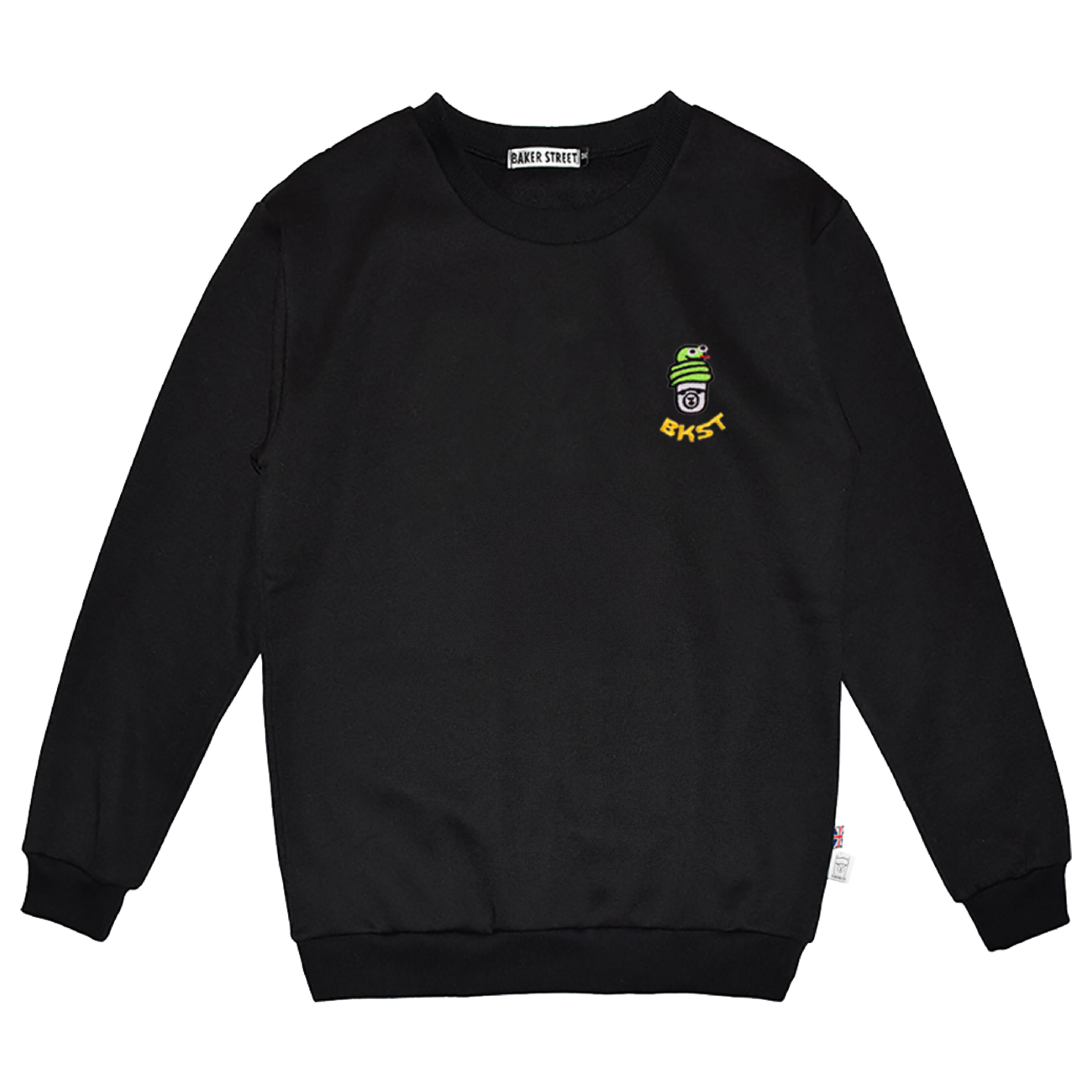 Embroidery-蛇蛇好朋友 刺繡 高磅數長袖圓T