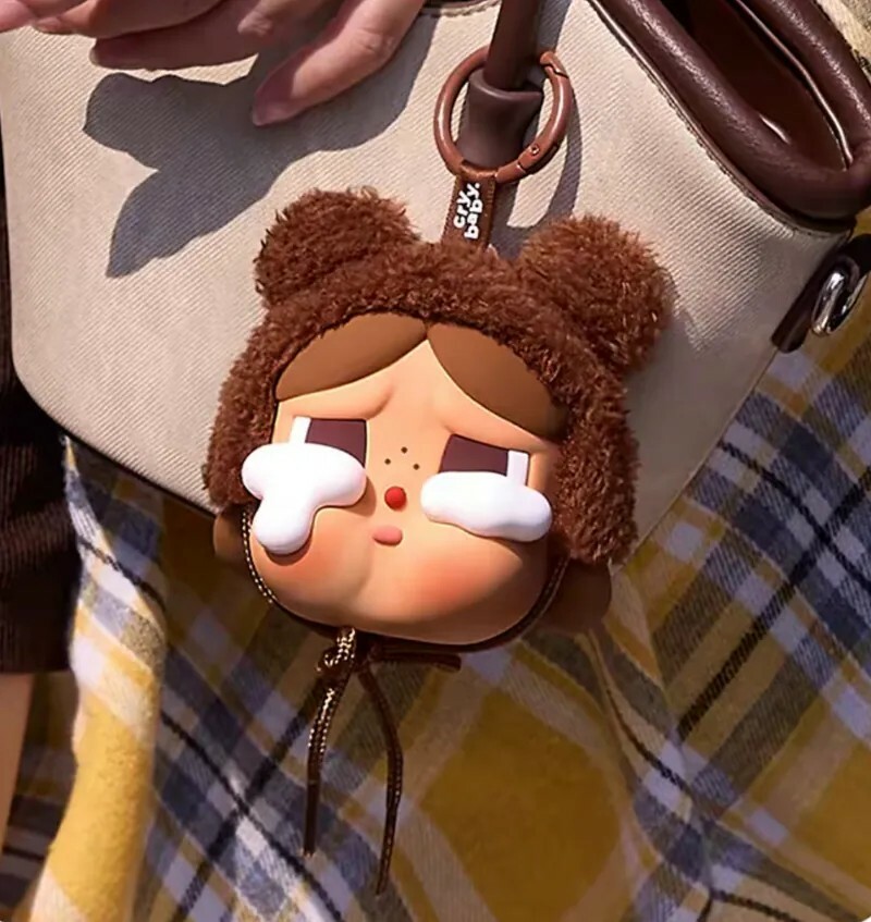 <快速出貨> POP MART CRYBABY 眼淚工廠系列  耳機零錢包 吊飾