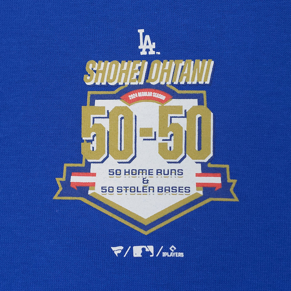 Fanatics-道奇隊大谷翔平背號5050紀念短T恤(6460202-550)