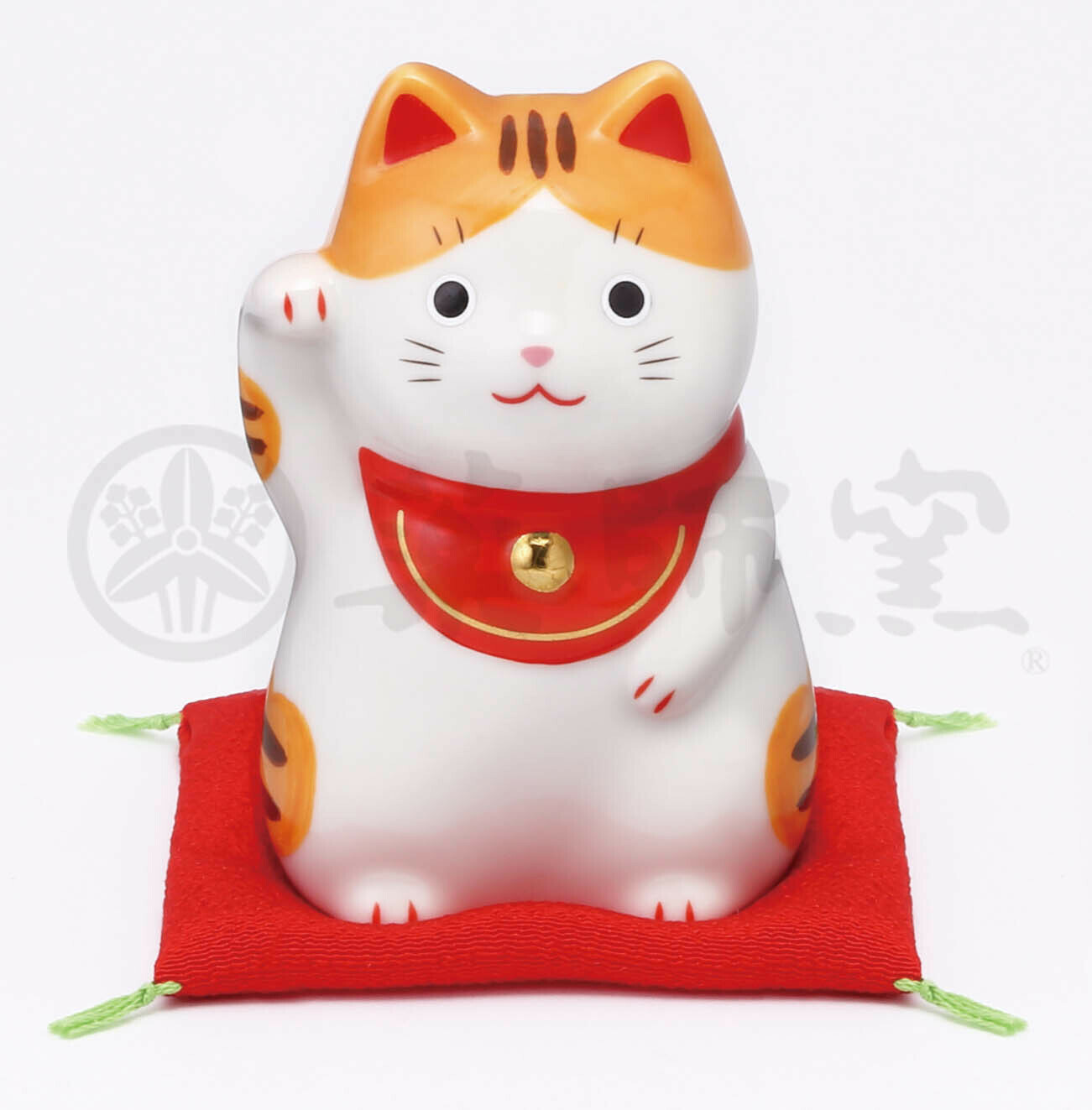 日式藥師窯福招き猫(黃)(中) (非日本製)