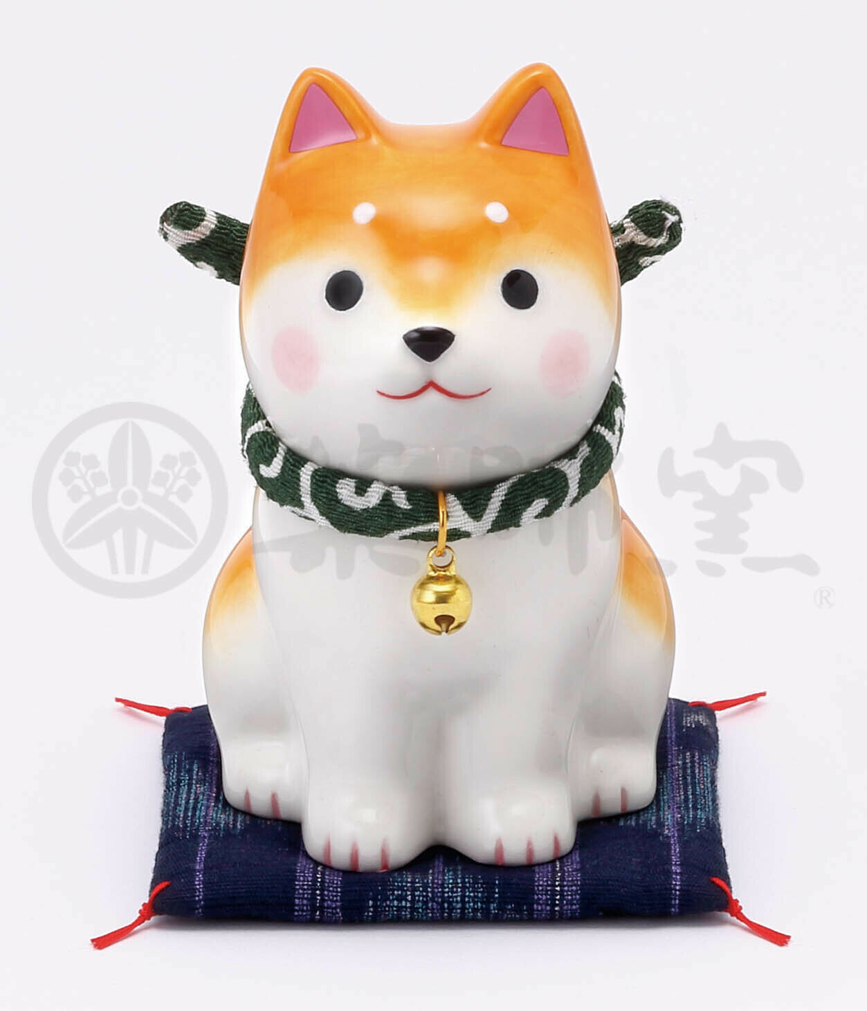 日式陶瓷日和柴犬(啡)(小) (非日本製)