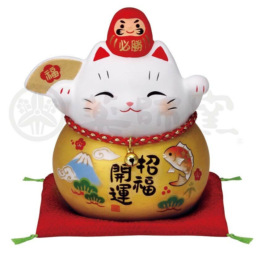 日式陶瓷彩耀必勝儲金箱(小) (非日本製)