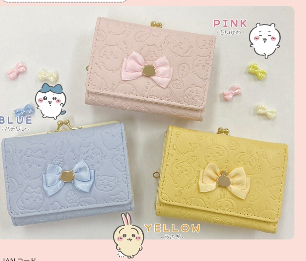 日本CHIIKAWA蝴蝶結銀包 (非日本製)