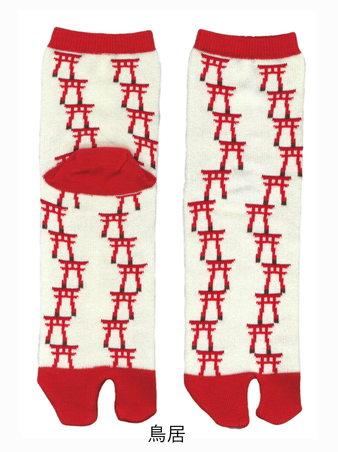 日本和柄足袋靴下腳趾襪 (日本製)