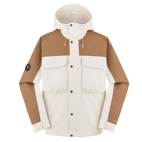 -(E13b05)-THE NORTH FACE M YOTS M66 RIPSTOP RAIN JACKET 男款 拿鐵 衝鋒外套-NF0A8CAW 白咖(95R)