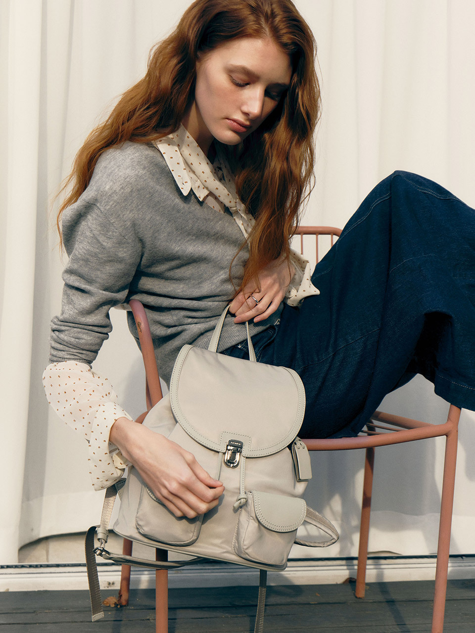 ★23-24FW新作★JOY GRYSON★SERENDIPITY BACKPACK SMALL Joy Gryson Serendipity Backpack Medium Nylon