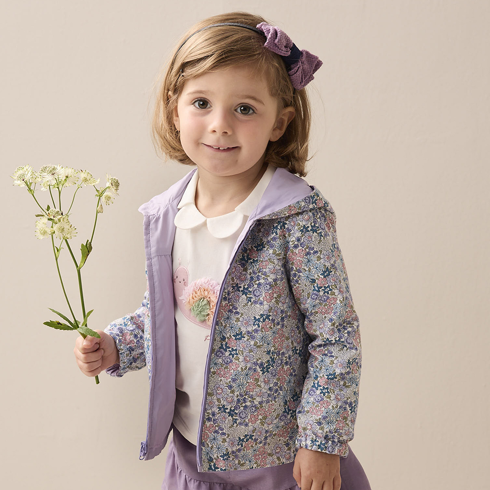 PIPPY小蘿蔔造型口袋雙面穿連帽外套 紫