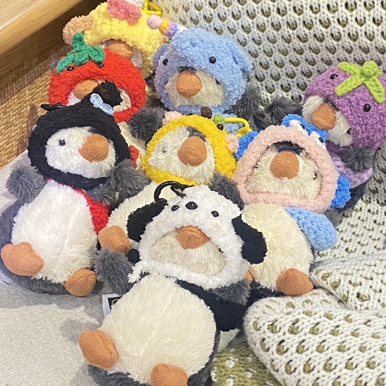 《5579》可愛頭套小企鵝吊飾掛件