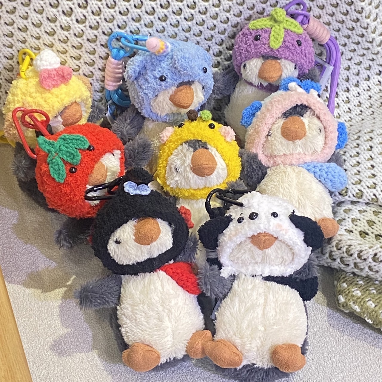 《5579》可愛頭套小企鵝吊飾掛件