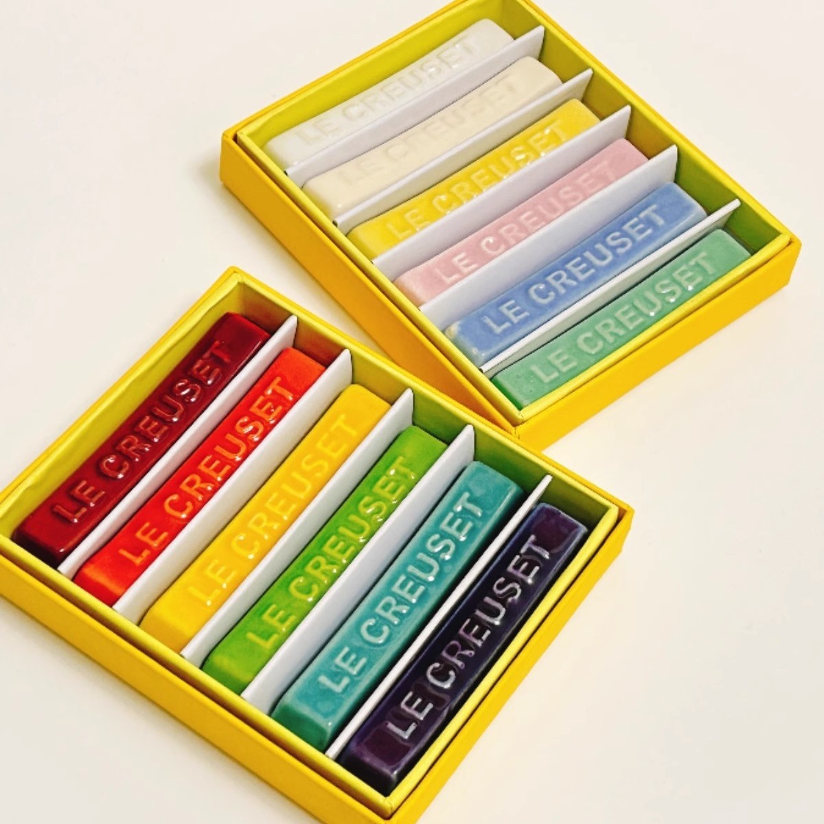 LE CREUSET 陶瓷筷子托 彩虹色/馬卡龍色