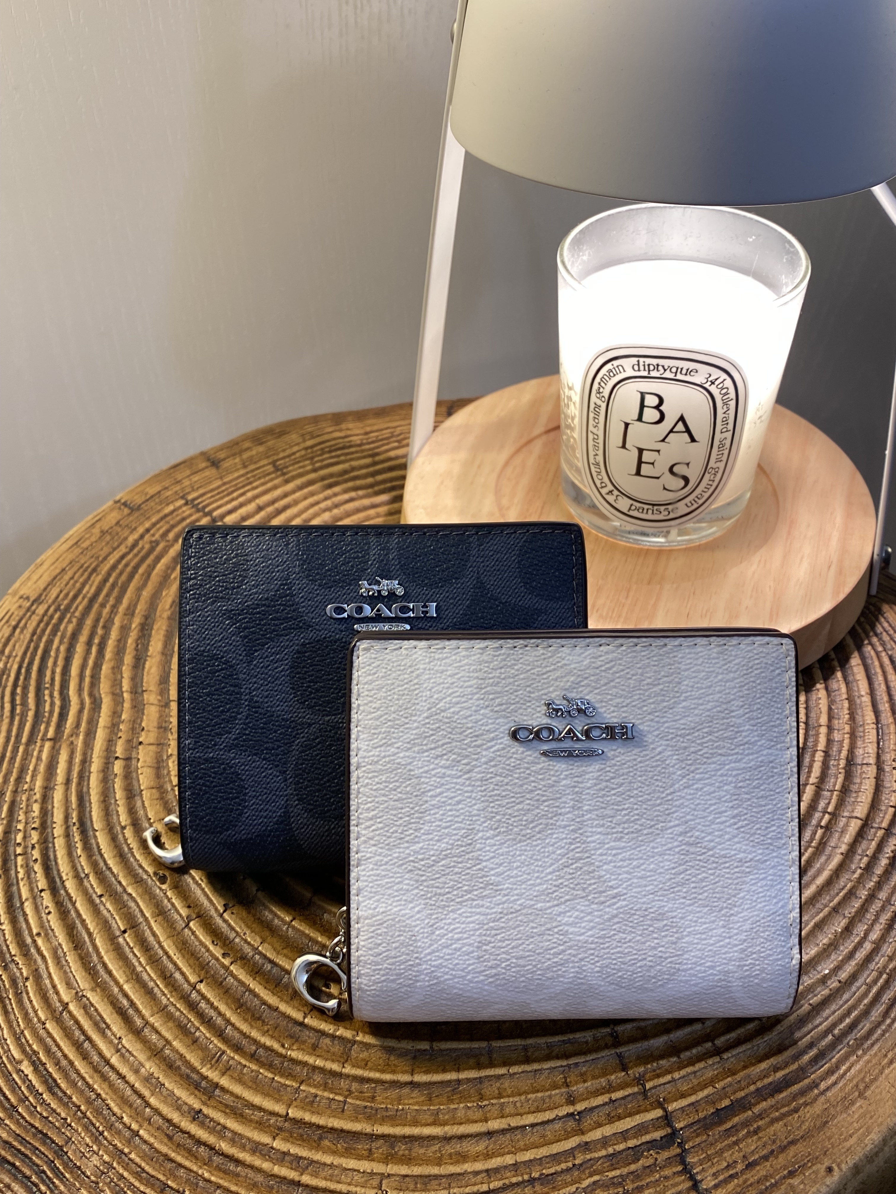 美國現貨 Coach Signature Canvas Snap Wallet