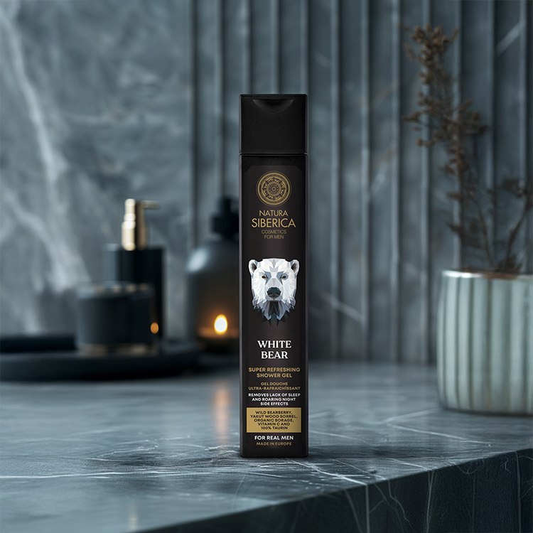芫萃西伯利亞【極地之熊】男性極致清爽沐浴露250ml - NATURA SIBERICA MEN