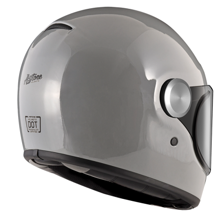 ASTONE GT4 水泥灰 素色 全罩式帽款 復古樂高帽