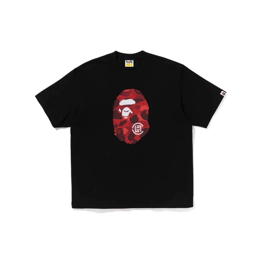 2024AW APE BAPE CLOT CAMO BIG APE HEAD RELAXED FIT TEE 寬版 迷彩 大頭 短T 現貨