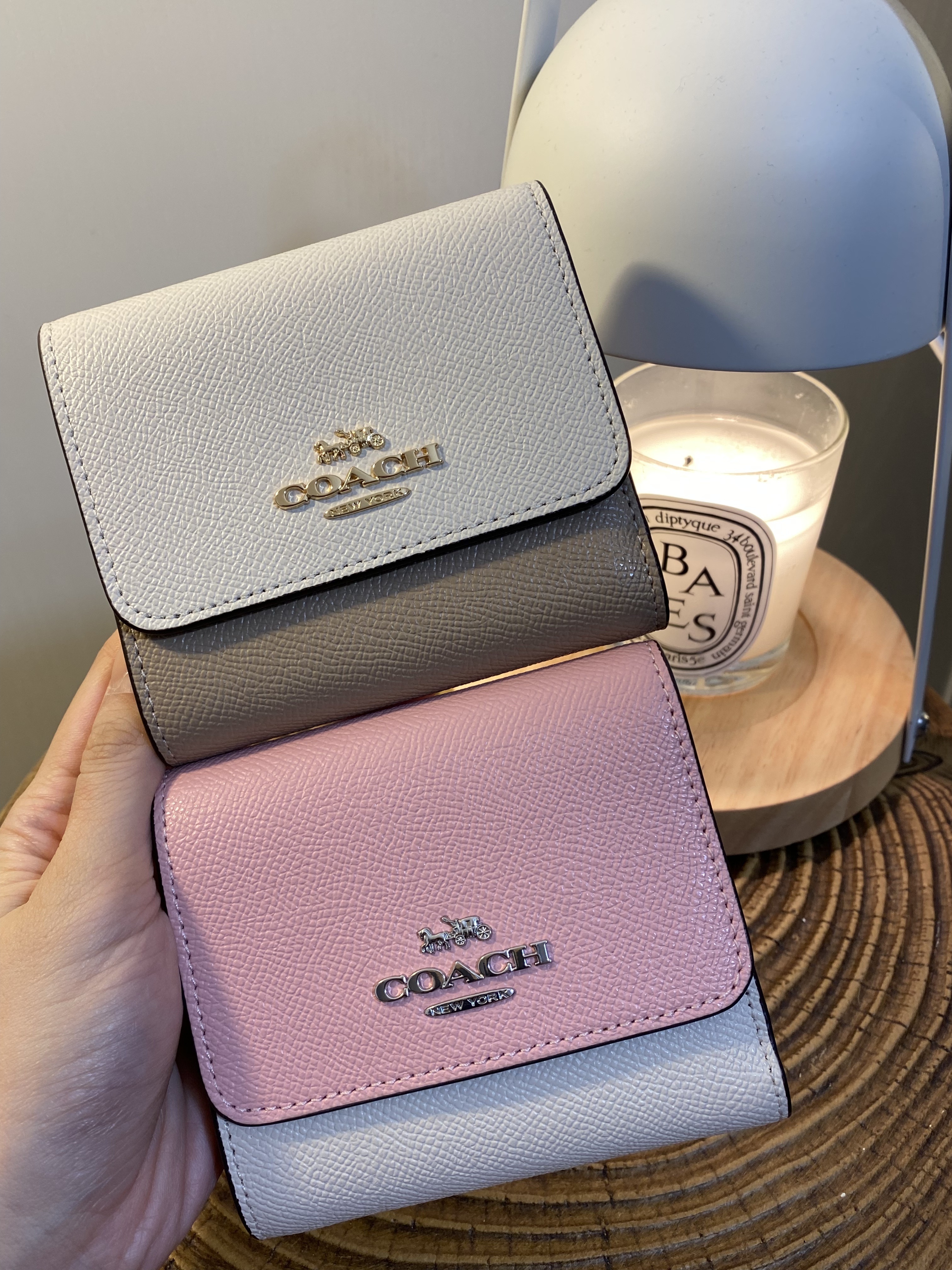 美國現貨 Coach Small Trifold Wallet in Colorblock