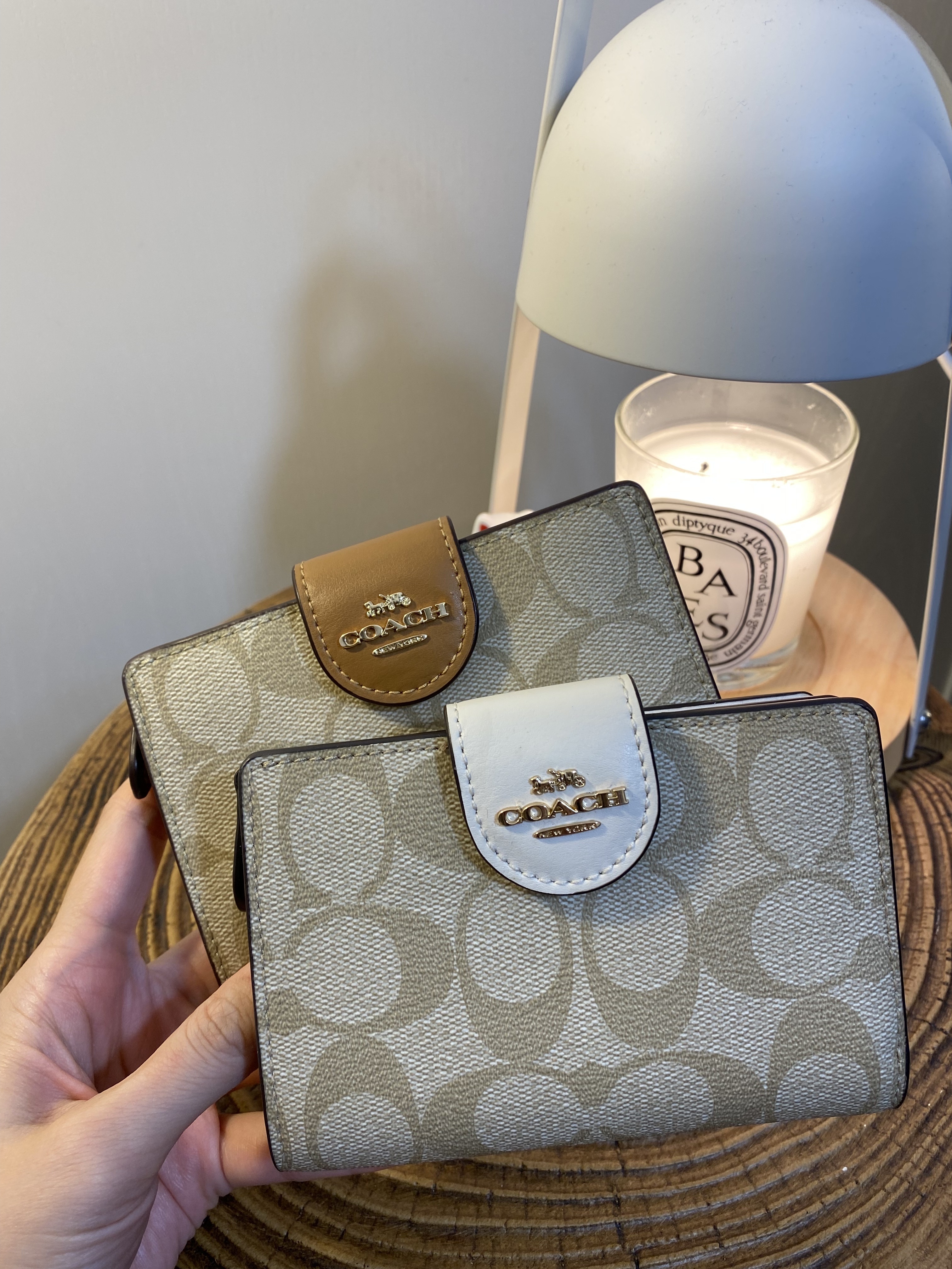美國現貨 Coach Medium Corner Zip Wallet in Signature Canvas