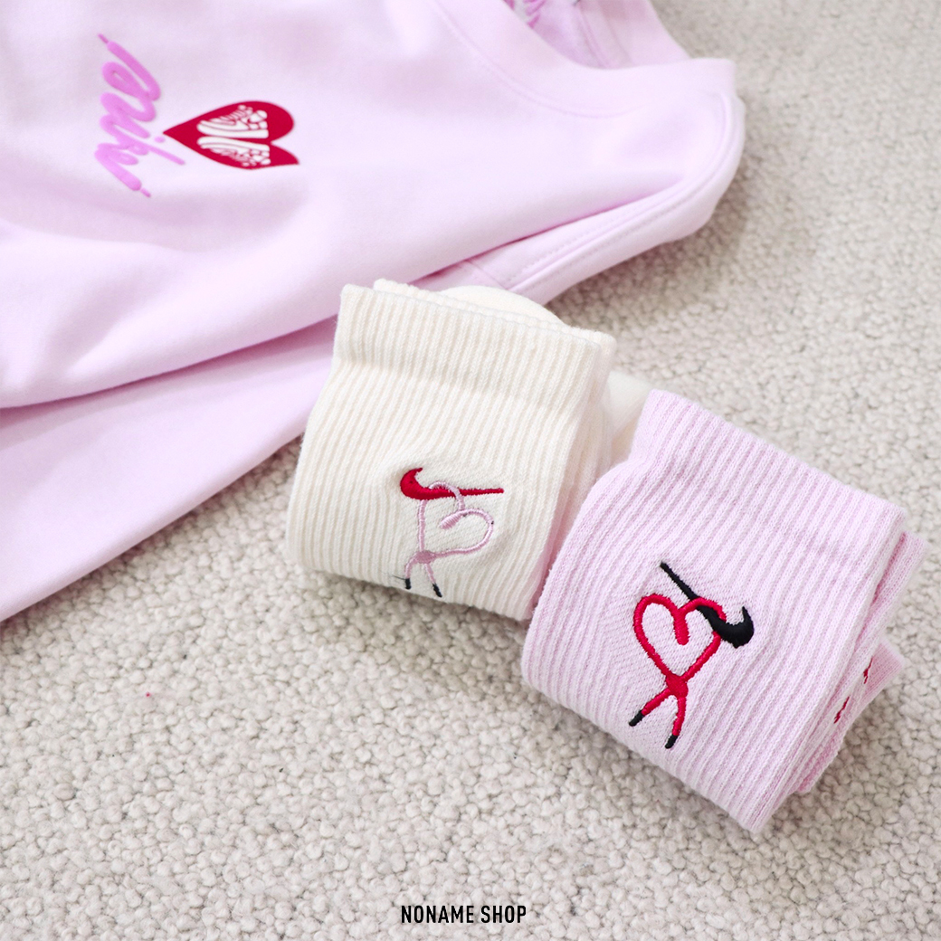 NIKE Dri-Fit 情人節 限定 愛心 長襪 兩色