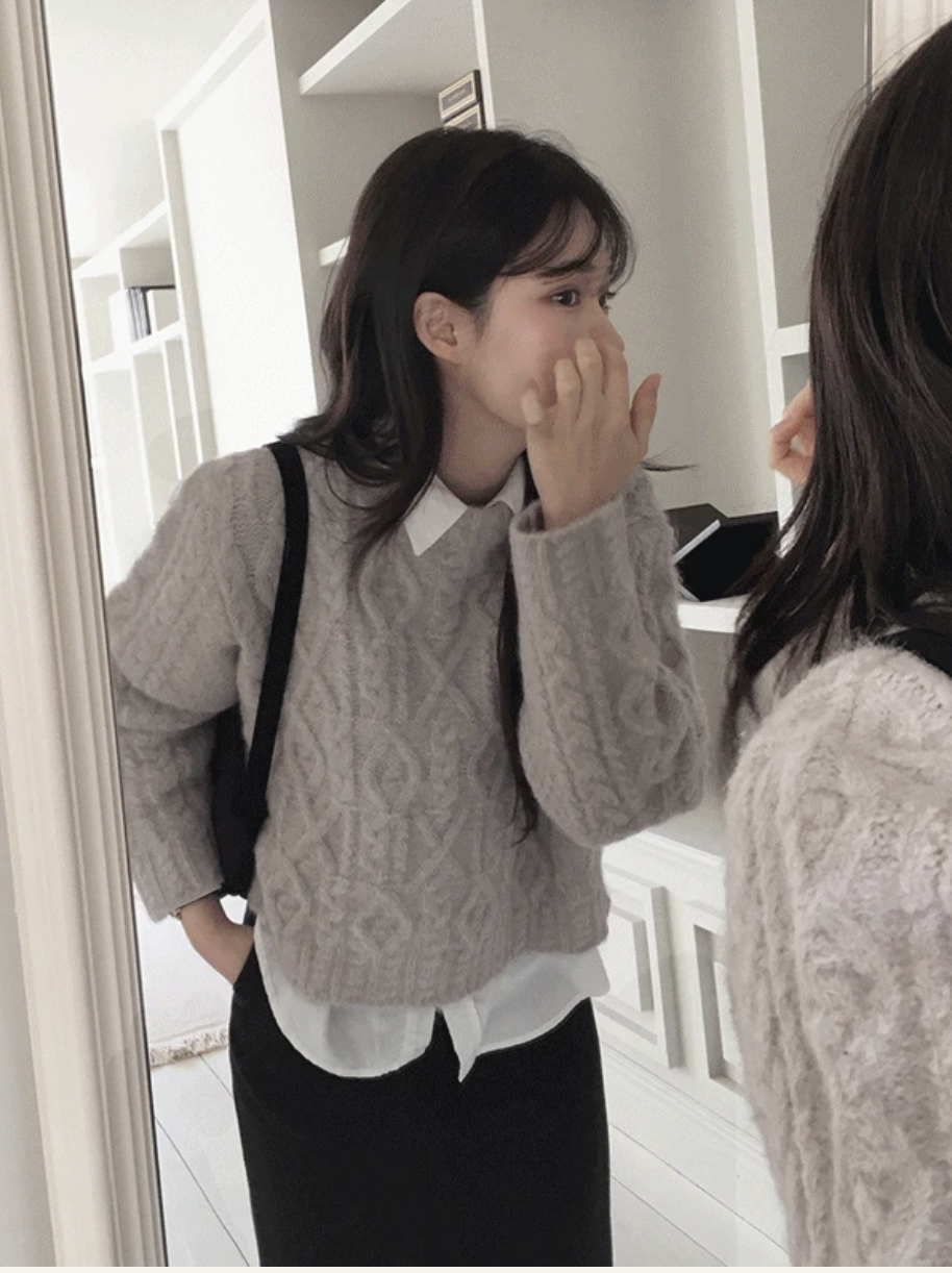 預訂｜SLOWAND #SLOWMADE Muffin Cable Knit (3 Color)