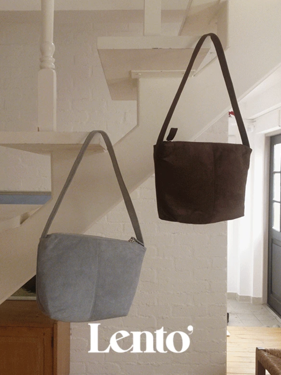 預訂｜SLOWAND #LENTO Your Light Suede Bag (3 Color)